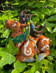 Night Elf Forest Green Druid Stag 3D Printed Figure 16cm