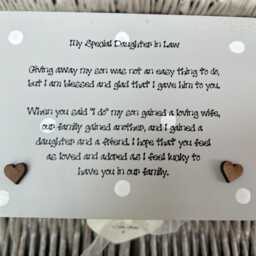 Personalised Box Special Daughter in Law Gift Any Name.. Birthday Present Christmas Trinket Jewellery Box - thumbnail 2