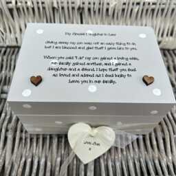 Personalised Box Special Daughter in Law Gift Any Name.. Birthday Present Christmas Trinket Jewellery Box - thumbnail 3