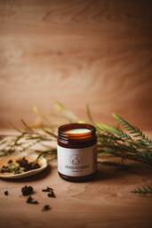 Black Oak Currant + Patchouli Soy Wax Candle - thumbnail 1