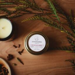 Black Oak Currant + Patchouli Soy Wax Candle - thumbnail 4
