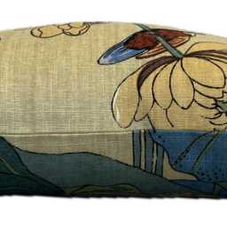 G.p & J Baker Nympheus Aqua/Sand Double Sided Cushion Cover Pillow - thumbnail 3