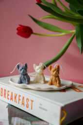 French Bulldog Candle Vegan Soy Wax, Dog Lover Gift - thumbnail 1