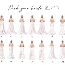 Mother Of The Bride Custom Print, Personalized Wedding Gift, Gift For Mom Dad, Print - thumbnail 3