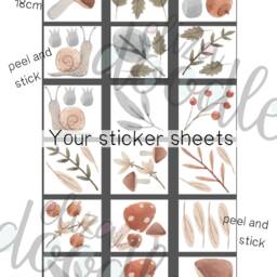 Woodland Nursery Wall Decals Forest Stickers, PVC-Free - 44 Decals - thumbnail 3