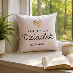 Najlepszy Dziadek Na ??wiecie Pillow, Gift For Dziadek, Polish Grandfather Gift, Grandad, Prezent Dla Dziadka Cushion - thumbnail 3