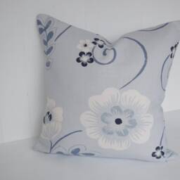 Laura Ashley Blue Floral Cushion Lamorna Parisian On Both Sides, 16 - thumbnail 4