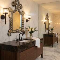 Luxury Mirror - Handmade Cow Bone Inlay Mirror, Wall Decorative Mirrors - thumbnail 2