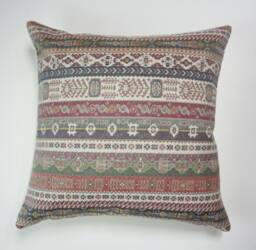 Pink Southwest Pillow Cover, Swavelle Fabric, Brown Pillow, Ethnic Mill Creek - thumbnail 1