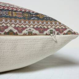 Pink Southwest Pillow Cover, Swavelle Fabric, Brown Pillow, Ethnic Mill Creek - thumbnail 3