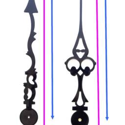 Giant Clock Pendulum Mechanism Large Extra-Long Chiseled Hands 20/30cm For Thick Dial Diy - thumbnail 3
