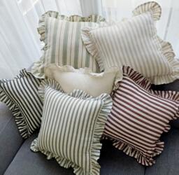 Bohemian Linen Striped Pillow Cover - Cushion Home & Garden Decor - thumbnail 1
