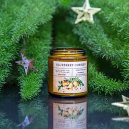 Christmas Soy Candle, Handmade Candle Holiday Gift, Christmas Heart - thumbnail 3