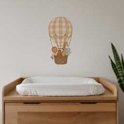Safari Hot Air Balloon Nursery Wall Sticker - thumbnail 4