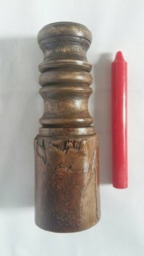 Candelabro, Candlestick, Candlestick For One Candle, A Candlestick Made Of Wood, Wooden Candlestick, Candleholder, Round Candle Holder - thumbnail 4