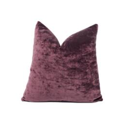 stunning Purple Designer Crushed Velvet Cushion Cover Home Decor Throw Pillow - thumbnail 2