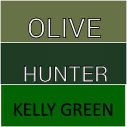 Won't Pop Off Futon, Full Size Sheets, Olive Hunter Green Kelly Green, Grey, Charcoal Grey Gray - thumbnail 1