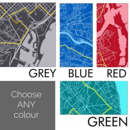 London - Royal Parks Half Marathon Finisher's Print Gifts For Runners - thumbnail 2