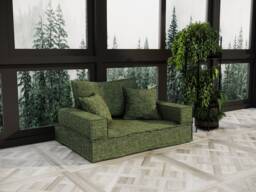 Child-Safe Foam Sofa Bed - Treeless Design, Washable Cover - thumbnail 1