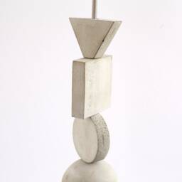 Geometric Concrete Pendant Light Modern Hanging Lamp - thumbnail 3