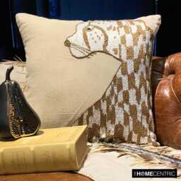 "Linen Beige Toss Pillow Cover 16""x16" - thumbnail 2