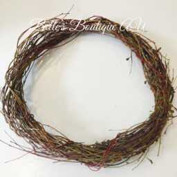 Plain Eucalyptus Wreath Easter Holidays Australian Native Rustic Festive Home Decor Gumnuts Florist Craft Supplies Year Round Wreaths - thumbnail 1