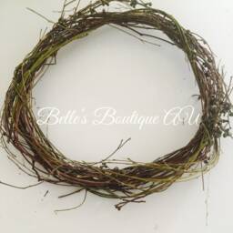 Plain Eucalyptus Wreath Easter Holidays Australian Native Rustic Festive Home Decor Gumnuts Florist Craft Supplies Year Round Wreaths - thumbnail 3