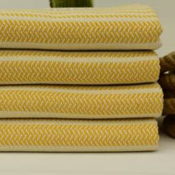 Turkish Towel 40x70 Mustang Cotton Soft Handmade Bath Home Decor Wedding Yrm-Hasr - thumbnail 2