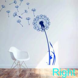 Flower Dandelion Vinyl Wall Art Sticker Mular Home Bedroom Decal Decoration - thumbnail 3
