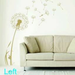 Flower Dandelion Vinyl Wall Art Sticker Mular Home Bedroom Decal Decoration - thumbnail 2