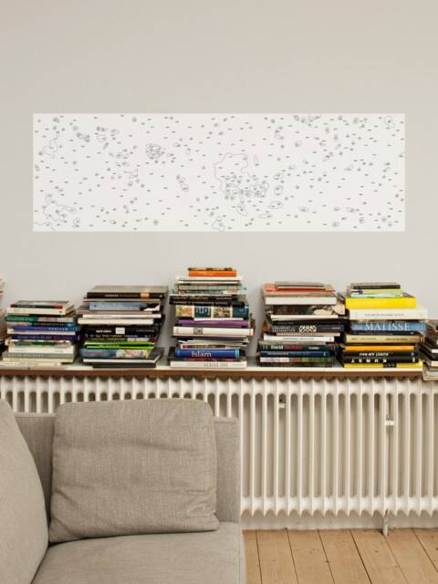 Picture Wallpaper Motif Bermuda-Dreieck, Incl. Paste For Self-Assembly, - 150 X 50 cm Designer - Photo Wallpaper Wall Decoration - image 1