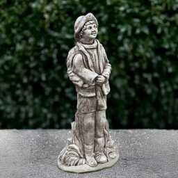 Large Man Figurine Concrete Farmer Sculpture Cement Ornament Outdoor Decoration Man Lover Gift Garden & Home Statue Yard Art - thumbnail 3