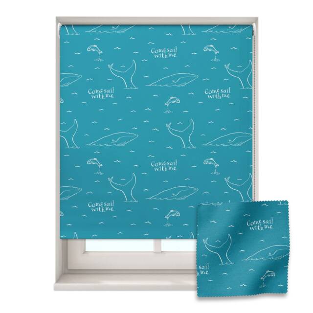 The Snail & The Whale Roller Blind, Gruffalo Friends Children's Made To Measure, Roller Blind For Nursery - image 1