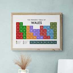 Wales Periodic Table Print, Poster Wall Art, Gifts - thumbnail 2