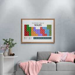 Wales Periodic Table Print, Poster Wall Art, Gifts - thumbnail 3