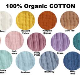 Muslin Gauze Texture Mini Newborn Pillow For Photography Prop Use Photographers - Blue White Pink Ivory - thumbnail 3