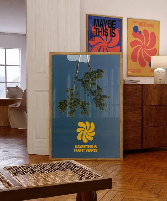 Aesthetic Print For Bedroom - Wall Art Poster Print Cool Posters Gift Women Men Summer Vibes - image 1