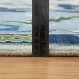 Contemporary Oushak Rug in Ivory, Blue Area Rug, Navy Accent For Living Room Evermore Wool Ar_7949 - thumbnail 4
