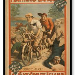 Vintage Gay New York Coney Island Play Drama Show Set Of 3 Prints - thumbnail 2