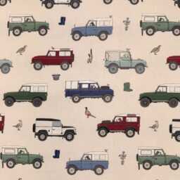 Custom Roman Blind - Emma Lawrence Land Rovers Linen, Made To Measure Window Treatment - thumbnail 2