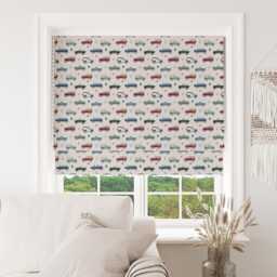 Custom Roman Blind - Emma Lawrence Land Rovers Linen, Made To Measure Window Treatment - thumbnail 1