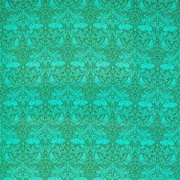 William Morris Brer Rabbit Portiere Curtain With Velvet Lining - thumbnail 3