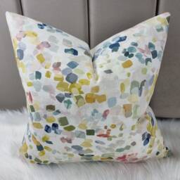 John Lewis Dapple Multi Cotton Fabric Cushion Cover - Decorative Throw Pillowcase Home Decor