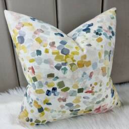 John Lewis Dapple Multi Cotton Fabric Cushion Cover - Decorative Throw Pillowcase Home Decor - thumbnail 2