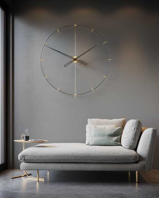 Massive Indicator - Oversized Luxury Wall Clock, Silent German Movement, Modern Decor - image 1