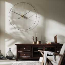 Massive Indicator - Oversized Luxury Wall Clock, Silent German Movement, Modern Decor - thumbnail 3