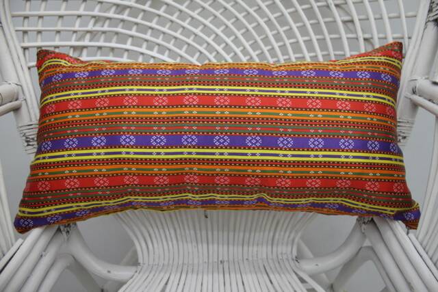 Personalized Pillow, Gift, Home Decor 12x24 Gift Pillow Covers, Double Sided Striped C - image 1