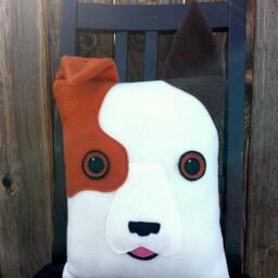 Pet Portrait Pillow, Custom, Cushion, Throw Plush - thumbnail 2