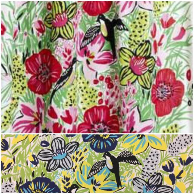 Curtain Panel White Red Blue Flowers Green Leaves Black Birds Modern Decor Cafe Curtain Kitchen Valance Runner Napkins Tea Towel Great Gift - image 1