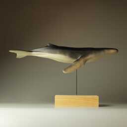 Wooden Whale Sculpture - Wb3 - thumbnail 4